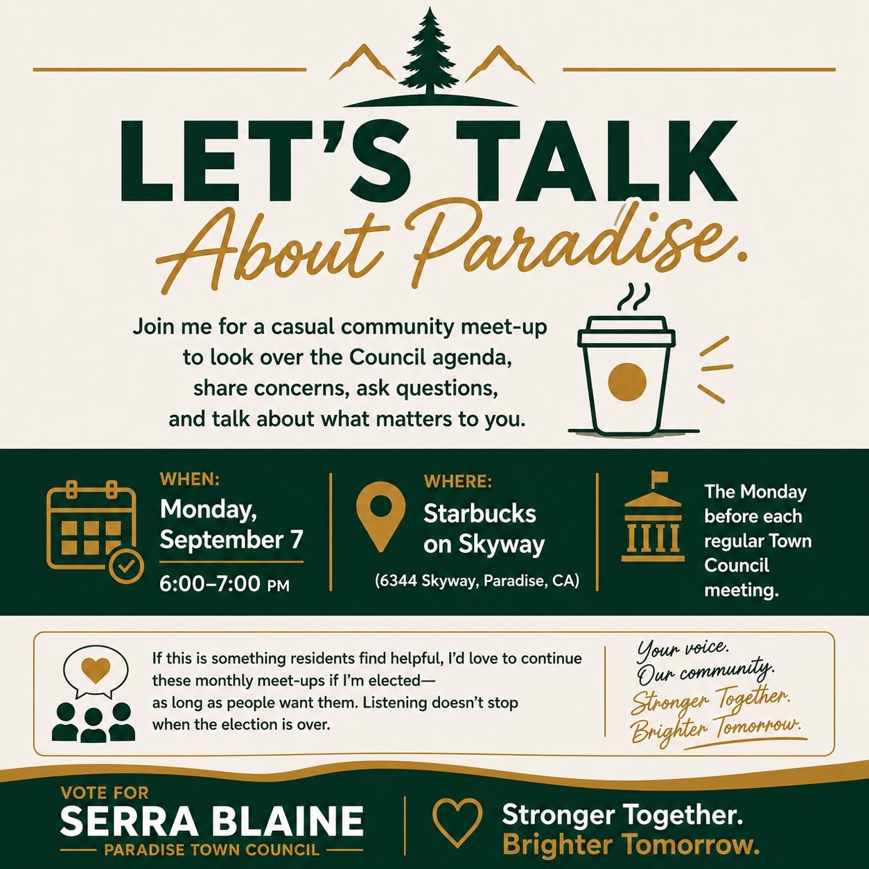 LET'S TALK About Paradise Meet-Up #1 graphic
